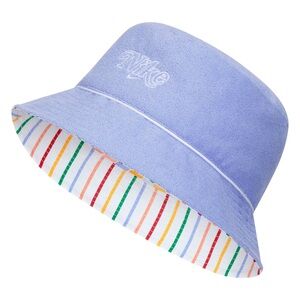 NIKE Reversible Toweling Bucket Hat Rainbow / Blue